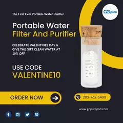 Stay Hydrated with the Portable Water Filter and Purifier