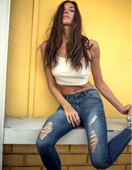 Jeans with Gold Chains for Women | Rayar Jeans - 2
