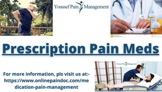 Get rid of your nagging pain through finest prescription pain meds in the US