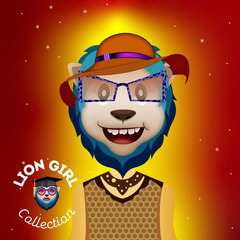 Lion Girl NFT (LGN) Collection Unique Art!
