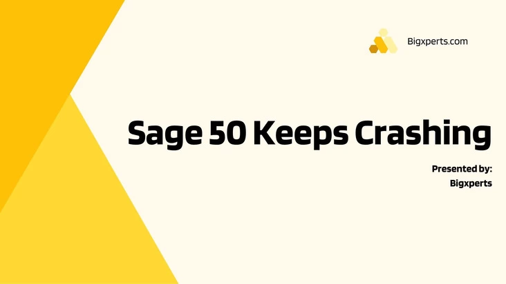 Sage 50 Crashes When Opening Company: Troubleshooting Guide - 1/1