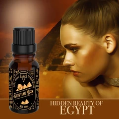 Experience the rich Egyptian history captured inside the pretty bottles of Egyptian musk oils.