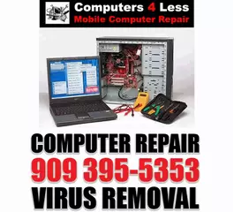 Computers 4 Less - Mobile and REMOTE log-in, Computer Repair 24/7 - 1