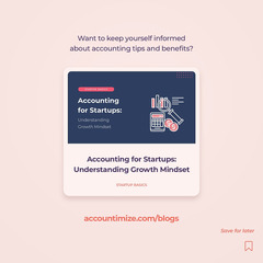 Accounting for Startups: Understanding Growth Mindset