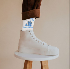 Printed Crew Socks for sale