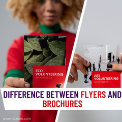 What Is The Difference Between Flyers And Brochures?