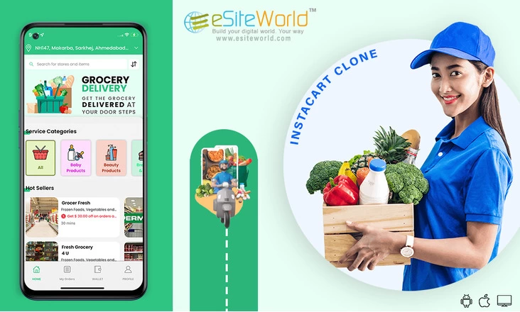 Instacart Clone - Grocery Delivery App - 1/1