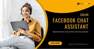 Chat Assist on the Largest Social Network! The pay is $30 / hr - 1