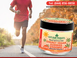 Elevate Your Energy Levels with Elite Hemp's CBD Vegan Gummies 2500mg