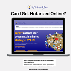 Online Notary Texas | Notarize Genie