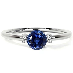 Find Your Dream Ring with Our Round Diamond Three Stone Engagement Ring Setting - 2