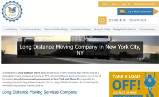 Long distance moving New York
