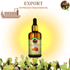 100% natural and certified prickly pear seed oil