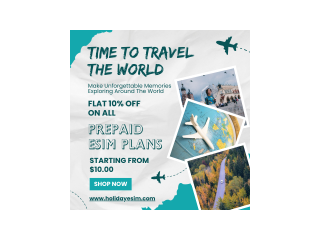 Avail Extra 10% Discount On Best-Selling eSIM Plans
