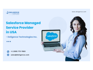 Salesforce Managed Service Provider in USA - Deligence - 2