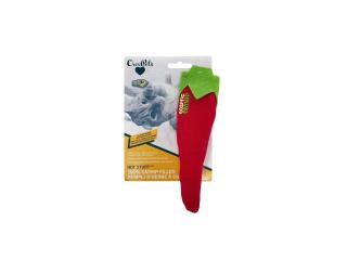 OurPets Cosmic 100% Catnip Filled Chili Pepper 'Hot Stuff' Cat Toy Red, Green