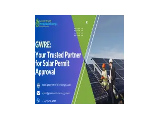 GWRE: Your Trusted Partner for Solar Permit Approval