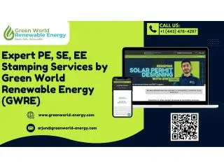 Expert PE, SE, EE Stamping Services by Green World Renewable Energy (GWRE)