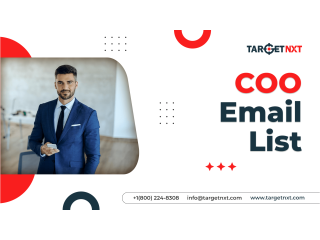 “Attain Lucrative Business Opportunities With TargetNXT’s COO Email List”