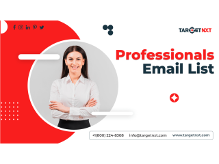 “Use TargetNXT’s Professionals Email List to Forge Business Relationships Worldwide”