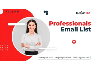 “Use TargetNXT’s Professionals Email List to Forge Business Relationships Worldwide”