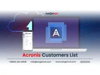 Use TargetNXT’s Acronis Users Email Database For An Outreach Like Never Before