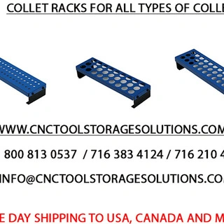 High-Quality Collet Racks for Professional CNC Shops