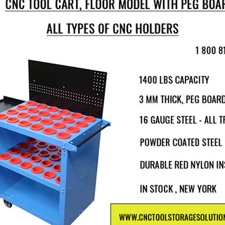 Uratech USA Inc. Floor Model CNC Tool Cart: The Ultimate Tool Storage Solution