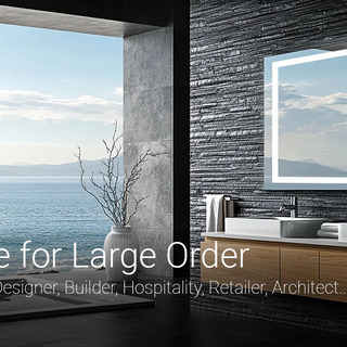 Framed LED Hotel Mirrors Classic Meets Contemporary - 2
