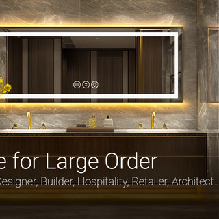 Framed LED Hotel Mirrors Classic Meets Contemporary - 3